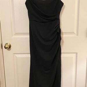 Fashion Nova One Shoulder Black Dress